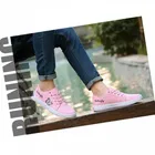 Sneakers for Women, Pink & White 