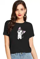 Half Sleeves Printed T-shirt for Women & Girls 