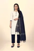Jacquard Unstitched Dress Material for Women 
