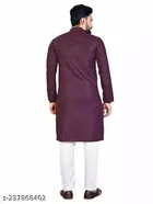Striped Mandarin Neck Kurta for Men 