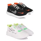 Sports Shoes for Men, Multicolor, Pack of 2 