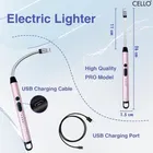Type-C Rechargeable Electric Lighters for Kitchen,Multicolour