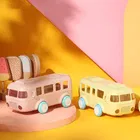 Plastic Bus Shape Sipper Bottle for Kids, Multicolor 