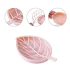 Leaf Shape Soap Holder With Water Draining Tray 