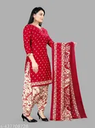 Cotton Printed Salwar Suit & Dupatta Sets for Women 