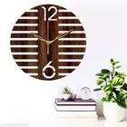 Wooden Wall Clock (Brown)