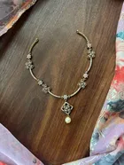 Zircon Gold-plated Necklace Set for Women 