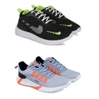 Sports Shoes for Men, Multicolor, Pack of 2 