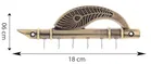 Premium Krishna'S Flute & Peacock Quills Key Stand Key Holder for Home & Office 
