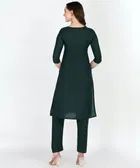 Rayon Solid Kurti for Women 