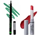 Glam21 Matte Non Transfer Lipstick with Sharpener & Glam21 Waterproof Kajal 