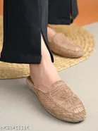 Woven Design Comfort Mules for Women 