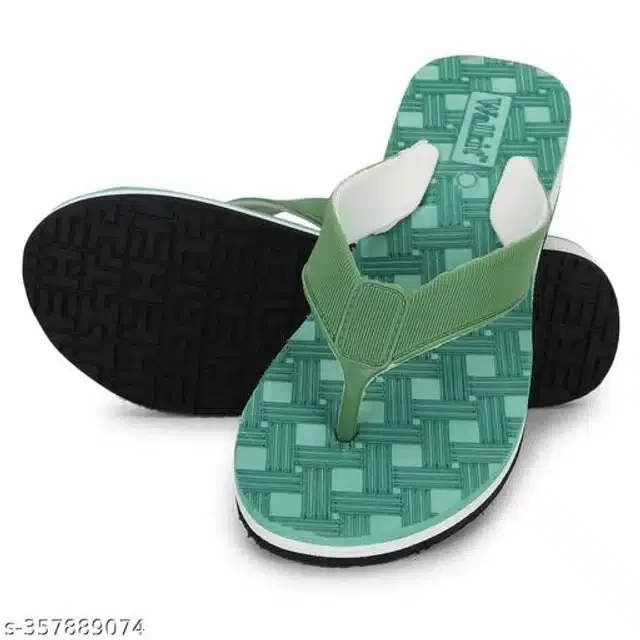 Slippers for Women (Green, 8)