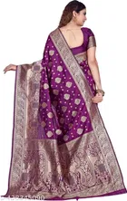 Banarasi Silk Zari Woven Saree for Women 