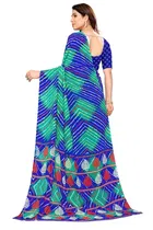 Georgette Printed Saree for Women 