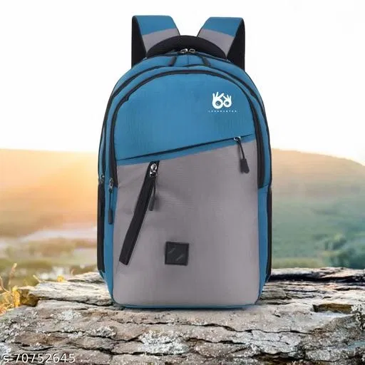 Polyester Backpack for Men & Women, Multicolor