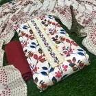 Cotton Printed Unstitched Dress Material for Women 