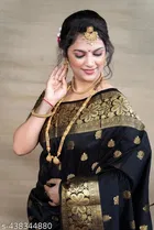 Banarasi Silk Zari Woven Saree for Women 