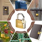 Heavy Duty 16 mm Padlock With 2 Keys, Pack of 1