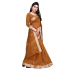 सिद्धिदाता टेक्सटाइल विमेंस कॉटन साड़ी विद अन-स्टीट्च्ड ब्लाउज पीस 