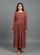 Kalamkari Print Naira Kurti for Women 