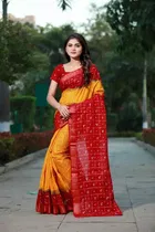 Art Silk Printed Saree for Women 