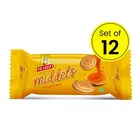 Mario Middels Orange Cream Biscuits 12X32 g (Pack of 12)