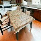 Polyester Printed Table Cloth (Orange, 40x60 inches)