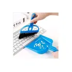 Small Dustpan and Brush Set, 12 cm — Tabletop | Car | Keyboard Cleaning Tool [Not for Floor] [Pack of 1] Assorted
