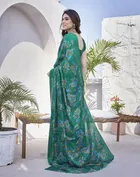 Chiffon Printed Saree for Women 