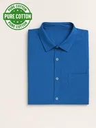 100% Cotton Full Sleeves Solid Shirt for Men 