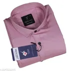 Cotton Solid Shirts for Men, Coral 
