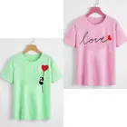 Cotton Blend Round Neck T-Shirt for Women, Pack of 2 (Multicolor, Xxs)