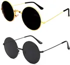 Round frame sunglasses for men (Pack of 2)