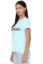 Round Neck Printed T-Shirt for Women 