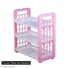 Plastic Multipurpose Storage Rack (Multicolor)