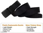 Nylon Woven Fabric Mens Casual Buckle Belt