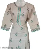 Cotton Blend Printed Kurti for Women 
