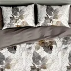 Microfiber Double Bedsheet with 2 Pillow Covers 