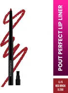 Coloressence Lip Liner Pencil Long Lasting Pigmented Definer Waterproof Formula (Red Brick) Pack Of 1