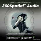 Truke BTG Ultra Earbuds, Green with 60H Battery, 360Spatial, Low Latency, 13mm Drivers