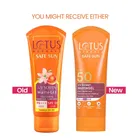Lotus Herbals Safe Sun UV Screen Matte Gel SPF 50 and PA+++| Comfrey,Vanilla, Horse Extract| Normal to Oily Skin|50g