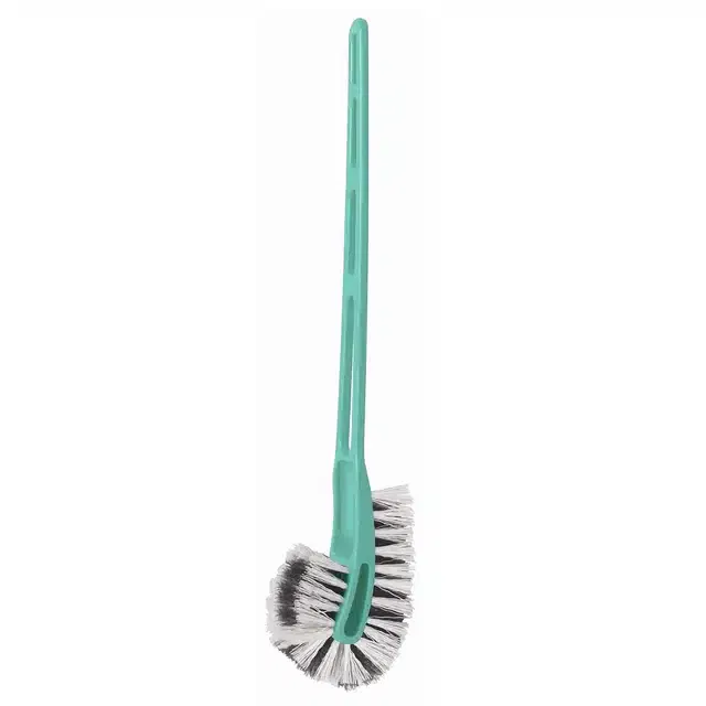 Plastic Long Handle Toilet Brush (Multicolor)