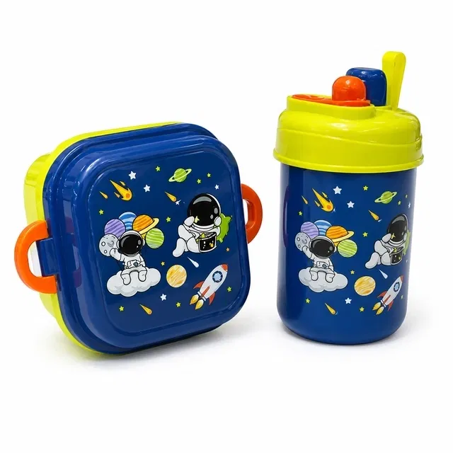 Space Lunch Box with Sipper