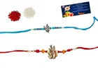 Metal Radha Krishna Shiv Rakhi 