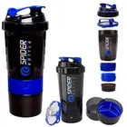 Polyester Printed Gym Bag with 2 Pcs Wristband & Shaker Bottle 