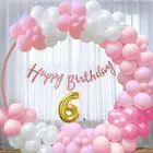 6th Happy Birthday Balloon Decoration Kit, Multicolor, Pack Of 63