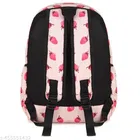 Fabric Backpack Bag, Pink