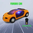 FEVERBAZAR Furious Super speed Car Toy with Light Effects - Remote Operating (Assorted colors)