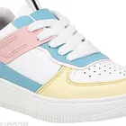 Solid Synthetic Sneakers for Women 